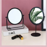 Metal single face mirror