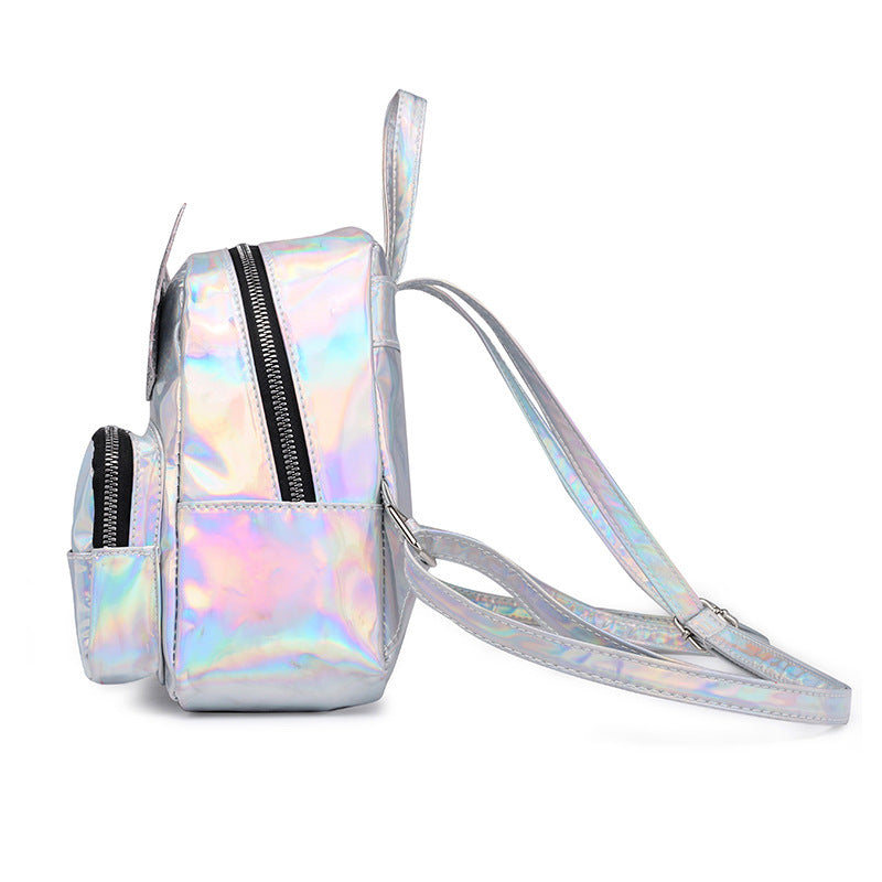 Fashion Cute Laser Sequins Backpacks with Sequins Angle Wings