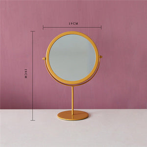 Metal single face mirror