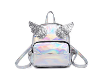 Fashion Cute Laser Sequins Backpacks with Sequins Angle Wings