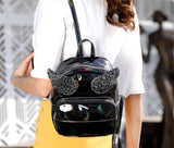 Fashion Cute Laser Sequins Backpacks with Sequins Angle Wings