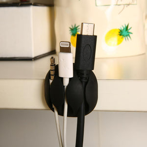 Desktop data cable organizer