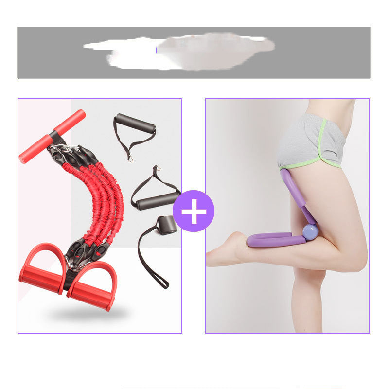 Multi Function Tension Rope Strong Fitness Resistance Bands Latex Pedal Pull Ropes Yoga Fitness Equipment