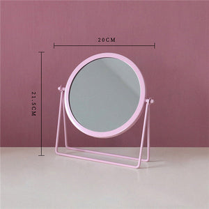 Metal single face mirror