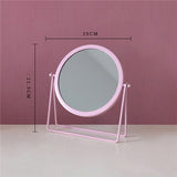 Metal single face mirror