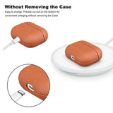 Portable Leather Litchi Pattern Bluetooth Earbuds Case