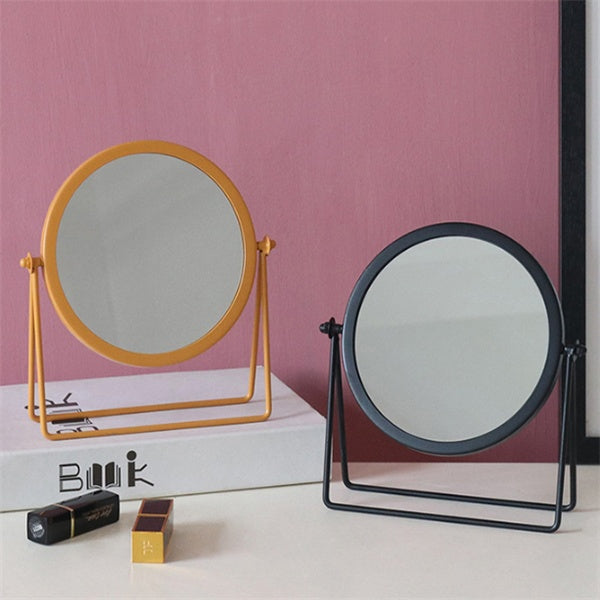 Metal single face mirror