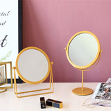 Metal single face mirror