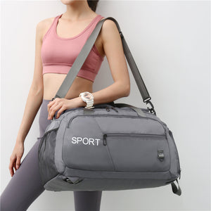 Luggage Bags For Women Handbag Oxford Men's Fitness Gym Shoulder Bag Waterproof Sports Travel Backpack With Shoes Compartment