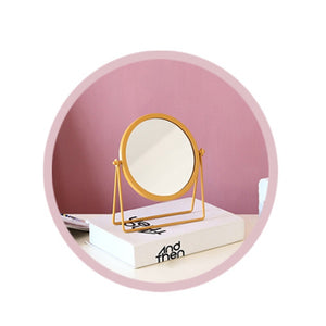 Metal single face mirror