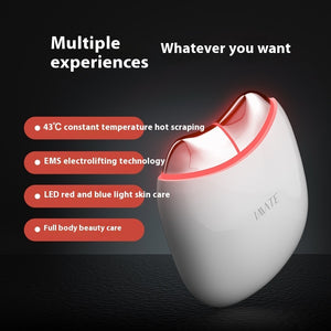 Shaping Instrument EMS Warm LED Red Light Skin Beauty Face Inductive Therapeutical Instrument