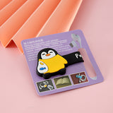 Cute Silicone Cartoon Magnetic Desktop Cable Organizer