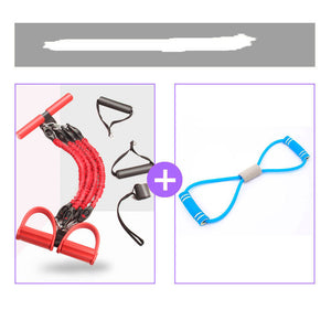 Multi Function Tension Rope Strong Fitness Resistance Bands Latex Pedal Pull Ropes Yoga Fitness Equipment