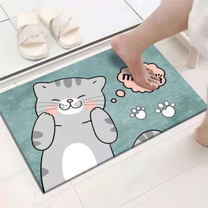 Bathroom Toilet Absorbent Floor Mats Kitchen Floor Mats Bathroom Non Slip Mats