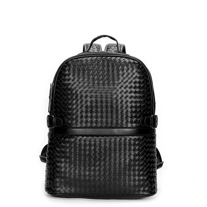 Braided Men's Backpacks Casual Large Capacity Travel