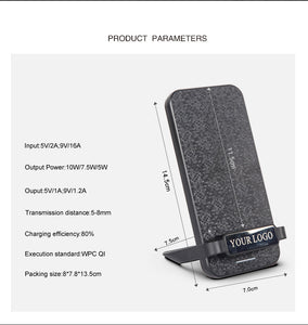 Q8 Black Wireless Charger Bracket